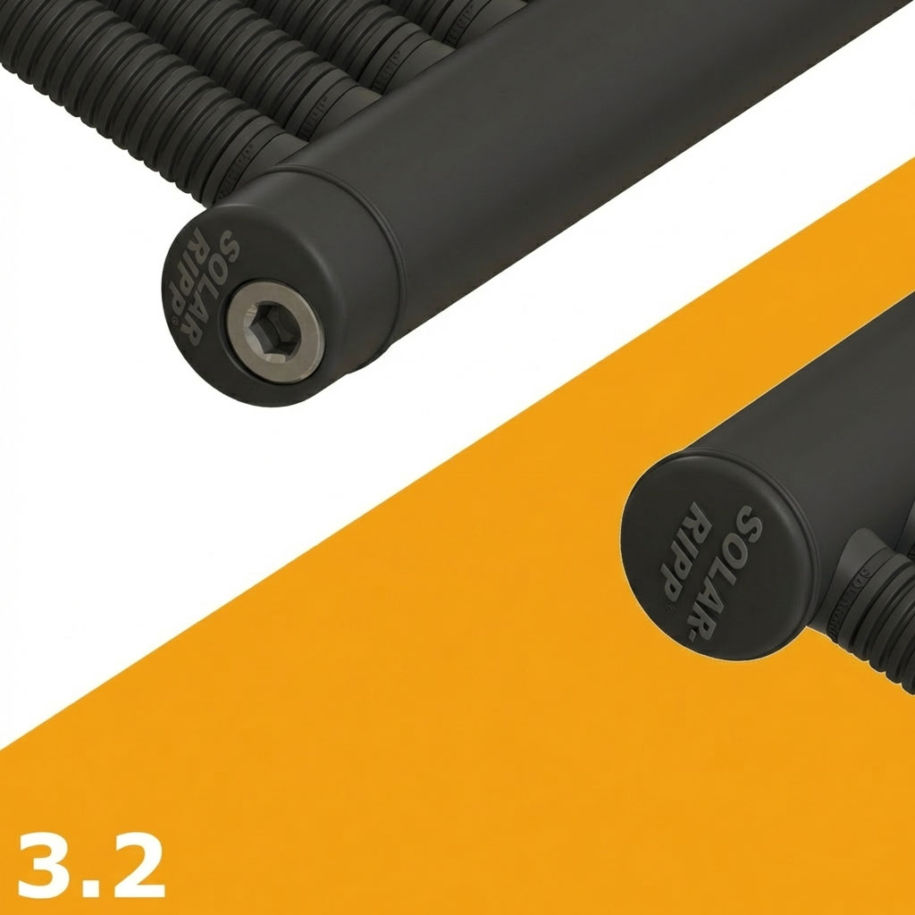 3.2 ein Ende mit Gewindestopfen , anderes Ende geschlossen