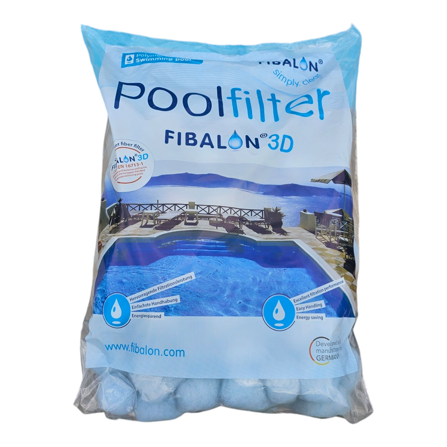 FIBALON 3 D Pool Filtermaterial für Sand und Kartuschenfilter