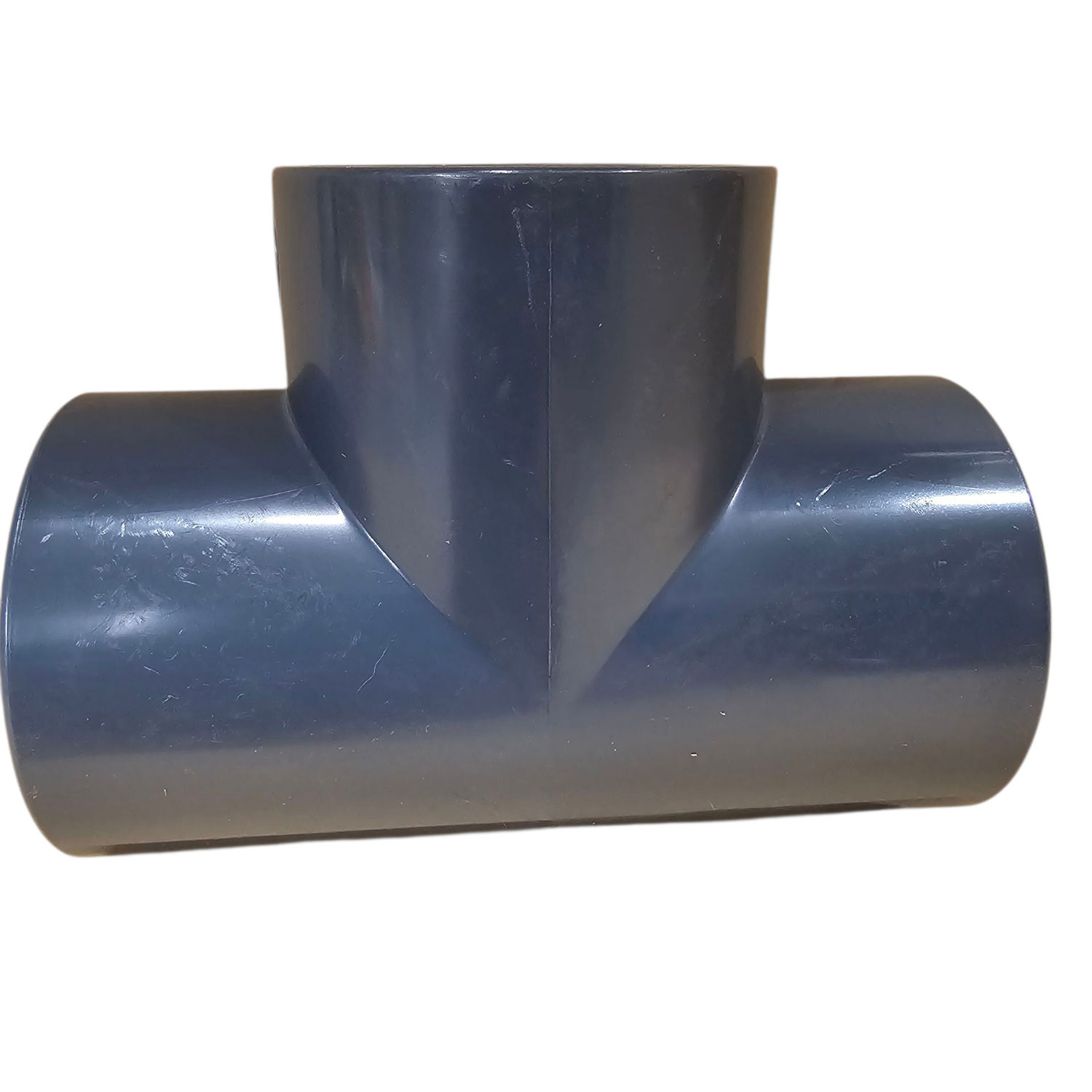 PVC T Stück 90 Grad mit Klebemuffen d 63