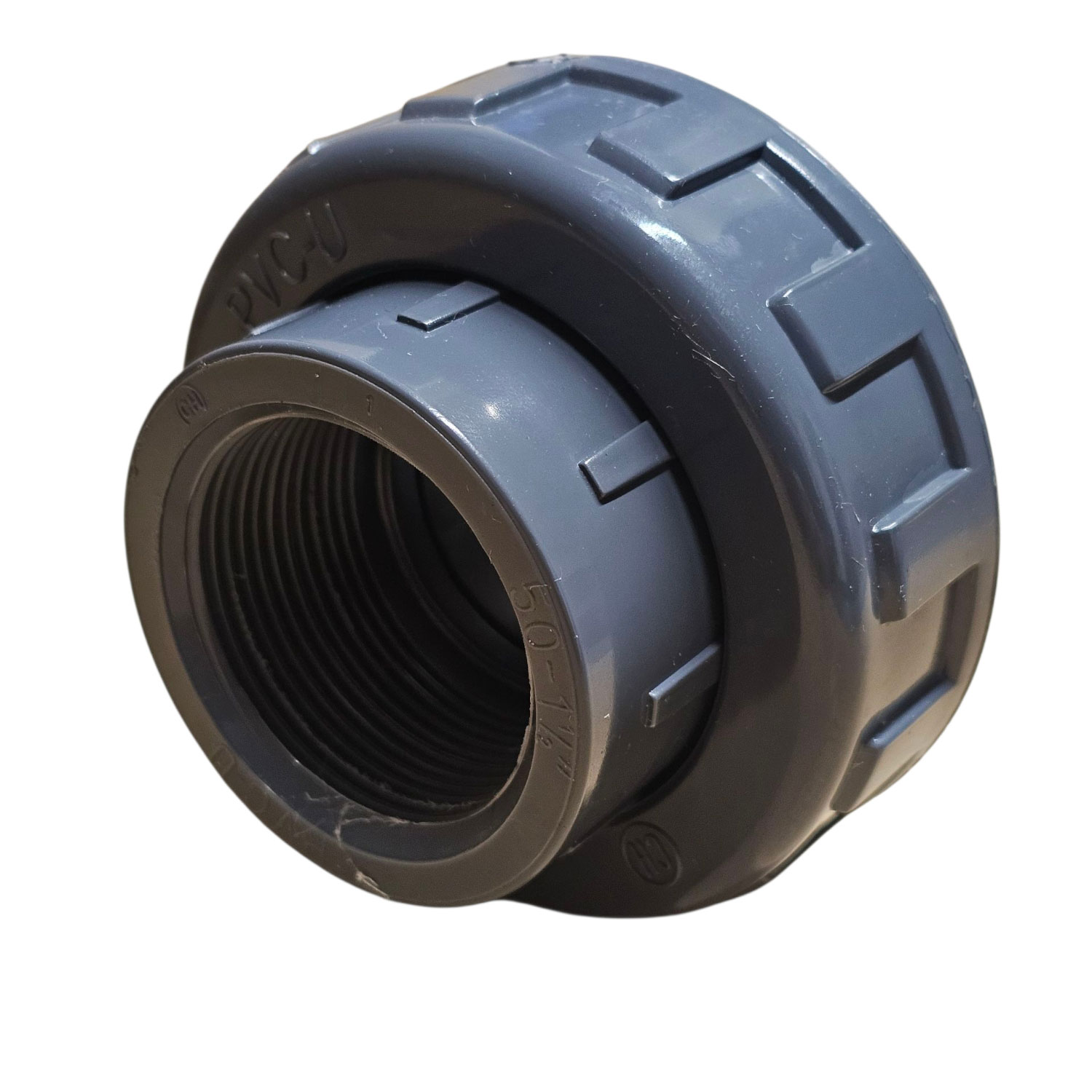 PVC  Verschraubung  mit Klebemuffe und Innengewinde  50 x 1 1/2 Zoll  IG