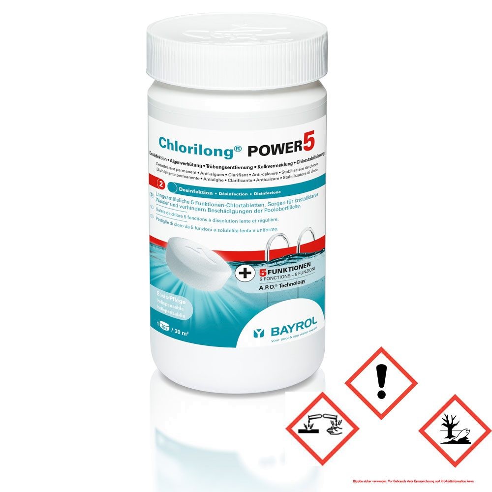 bayrol-chlorilong-power-5 Bayrol Chlorilong Power 5  Chlortabletten  1.25 kg