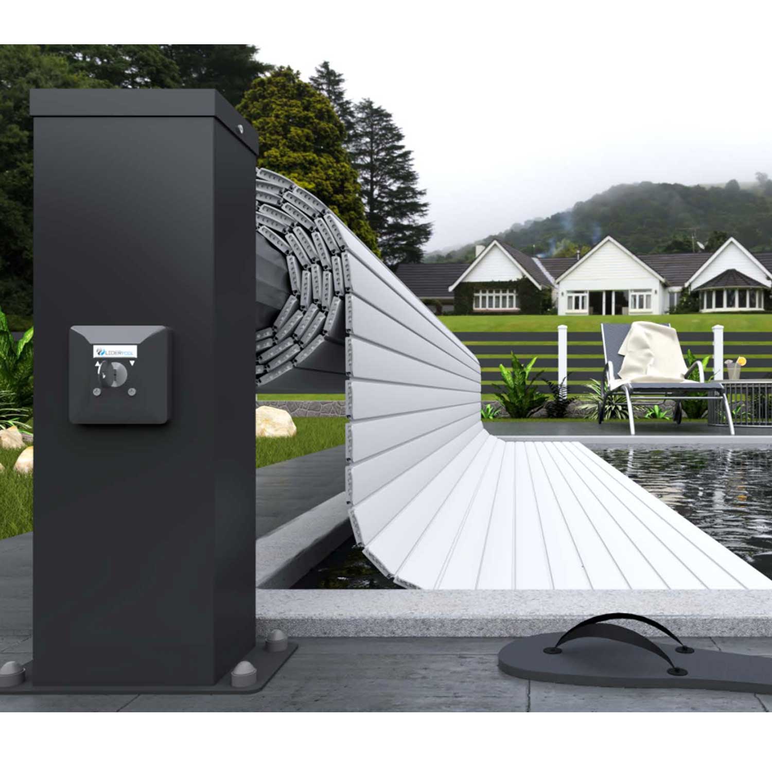 Elektrische Aufrollvorrichtung Oberflur  Standard