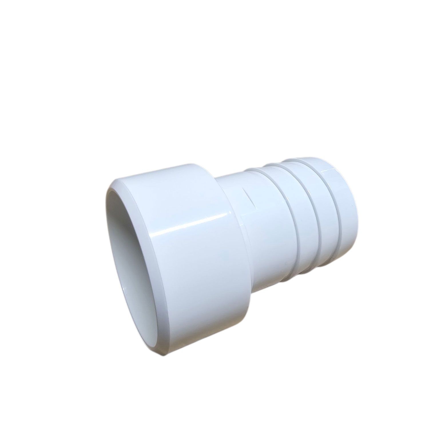 ABS Schlauchtülle / Klebestutzen d 50-38 mm weiß