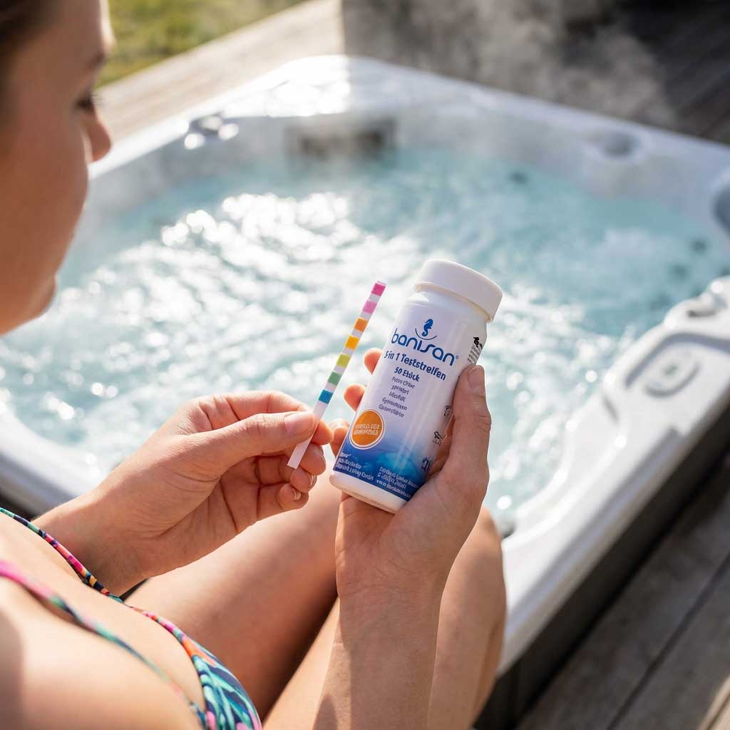 Was mache ich, wenn die BANISAN 5-in-1 Teststreifen schlechte Wasserwerte anzeigen?