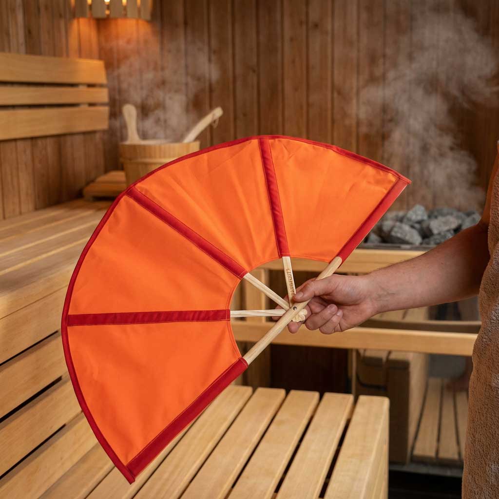 Saunagut Fächer klein  2