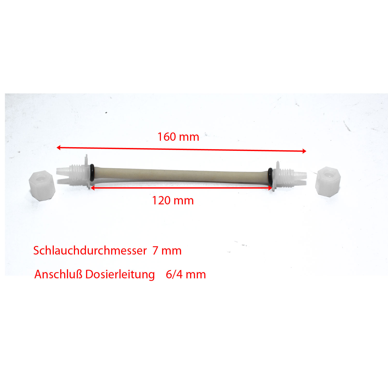 Pumpenschlauchgarnitur inkl. Schlauchanschluss 6/4 mm, Leistung 1,5 l/h