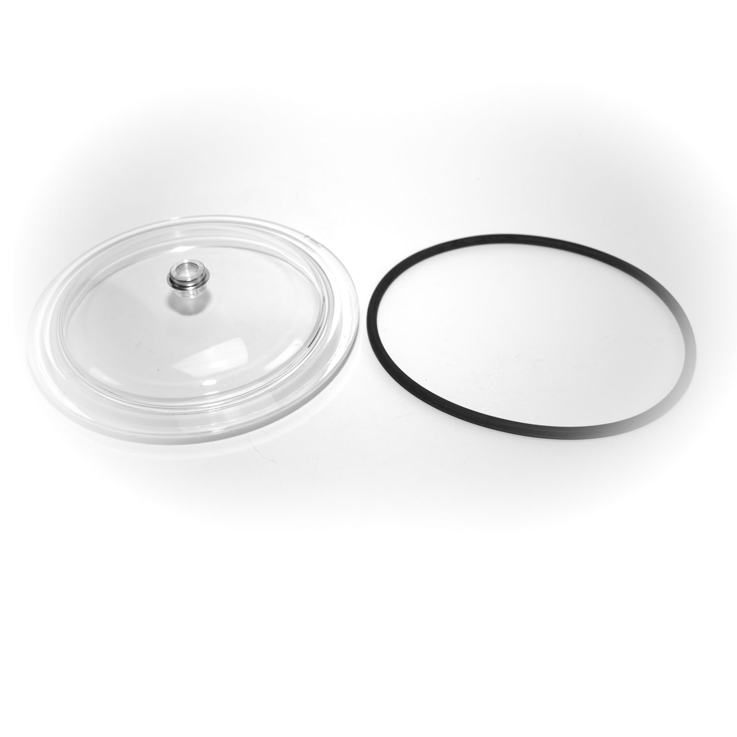Transparenter Filterdeckel mit O Ring für Cantabric Filterkessel