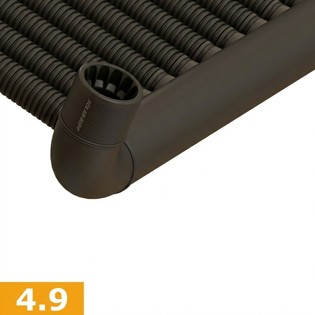 4.9 90 Grad Bogenanschluss senkrecht B