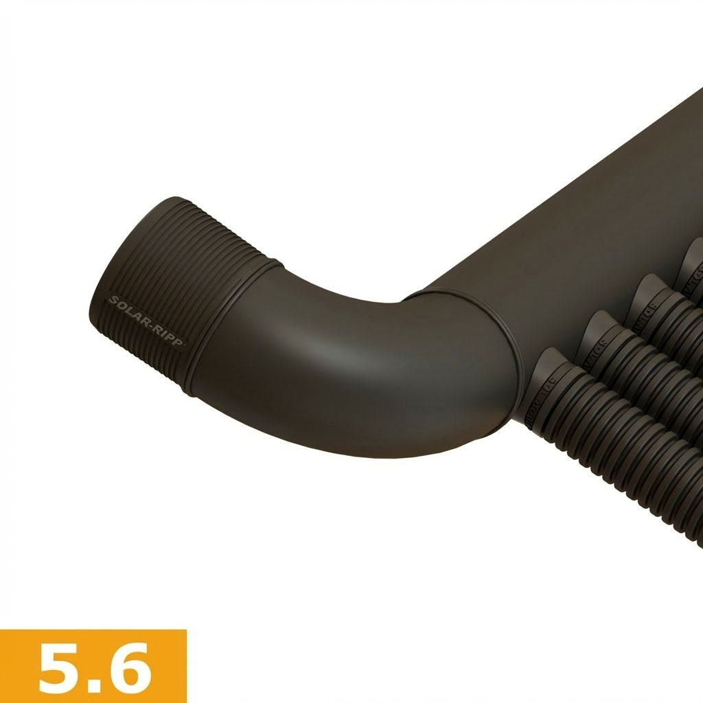 5.6 90 Grad Bogenanschluss  aussen