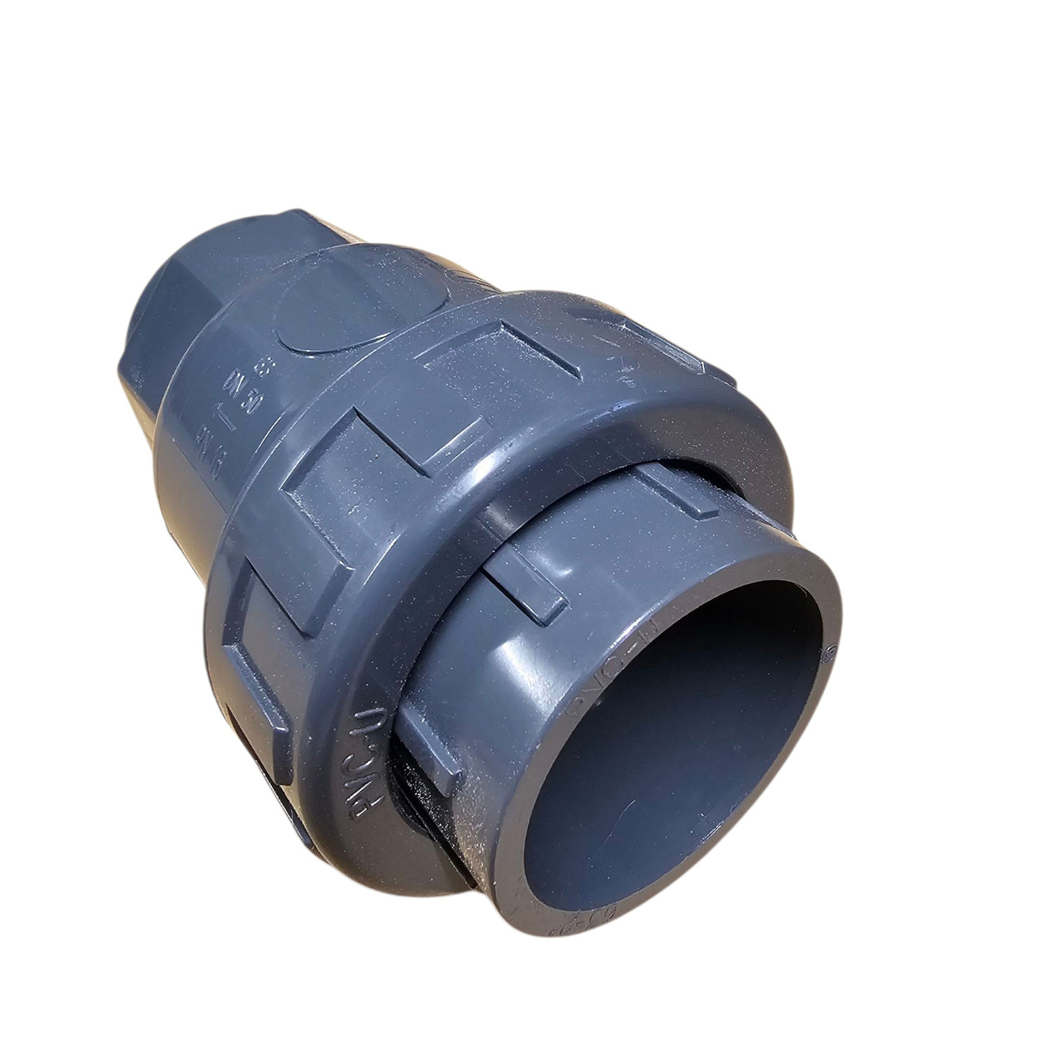 PVC  Rückschlagventil d 63  mit Klebemuffen