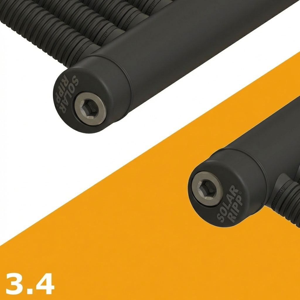 3.4  beide Enden mit Gewindestopfen