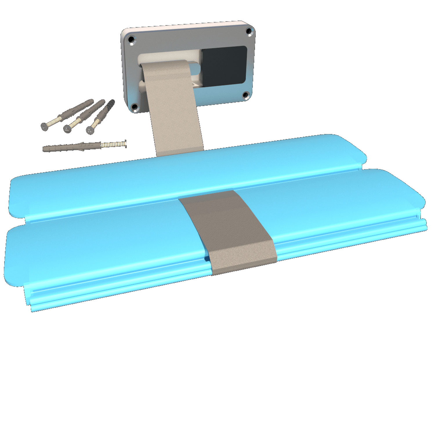 Sicherheitssystem Montage an der Poolwand