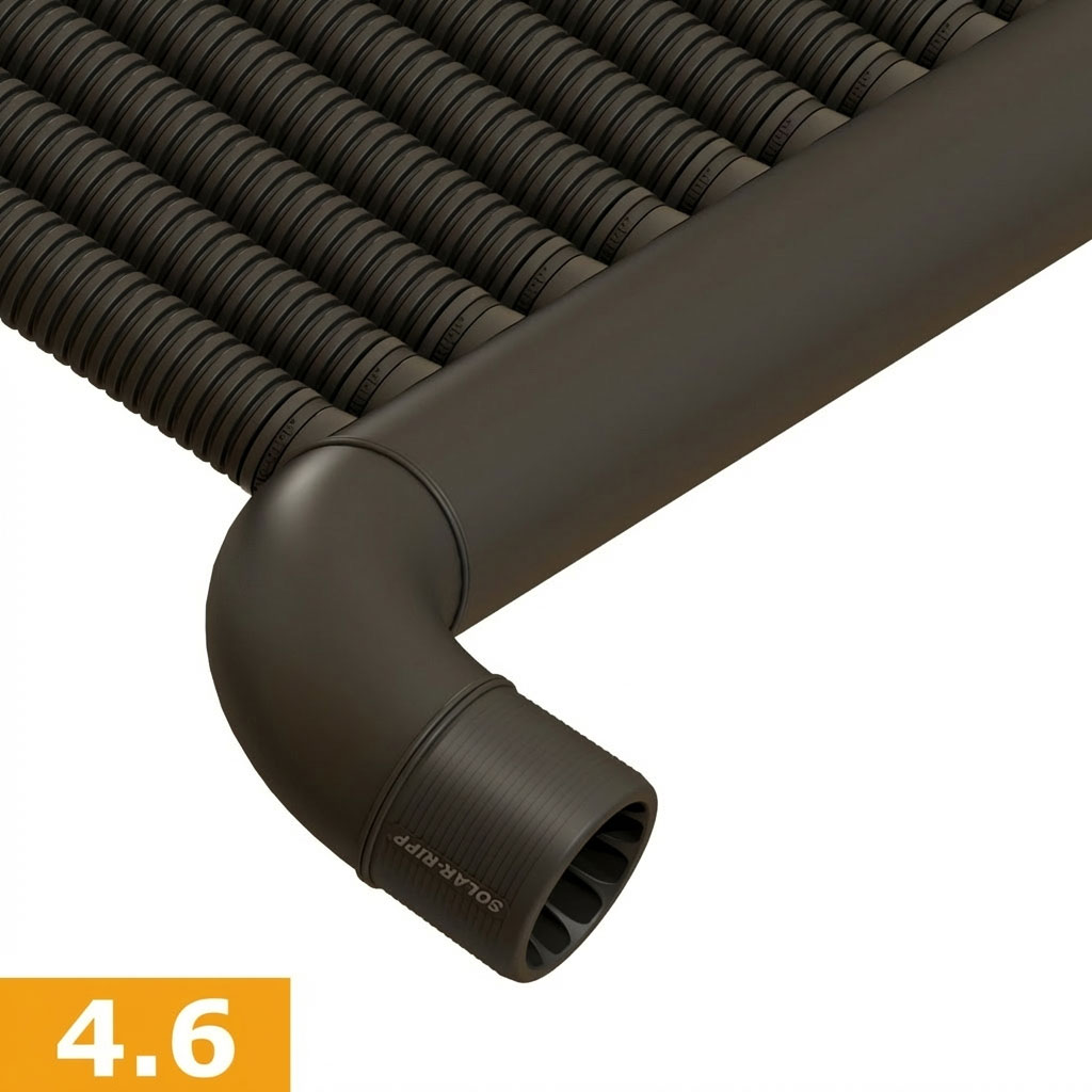 4.6 90 Grad Bogenanschluss aussen