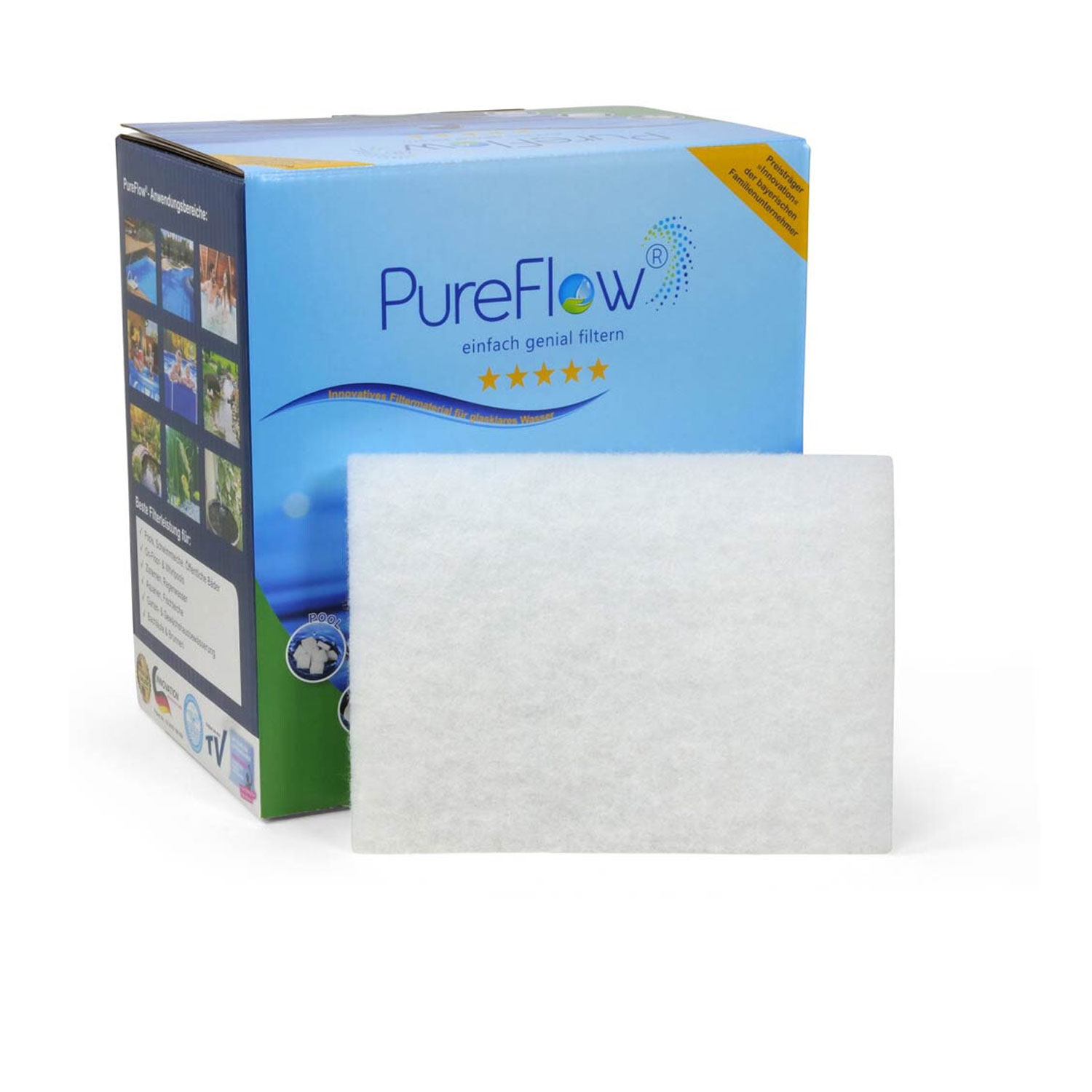 PureFlow Feinstfilter für Poolroboter Power 4(4 Feinfilter 250x160x40 mm) PureFlow Feinstfilter für Poolroboter Power 4(4 Feinfilter 250x160x40 mm)