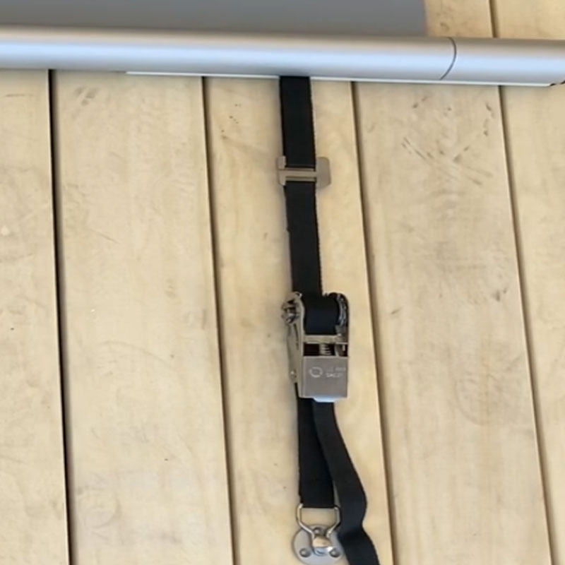 Schnellabspannsystem für Becken  ohne Leiterauschnitt