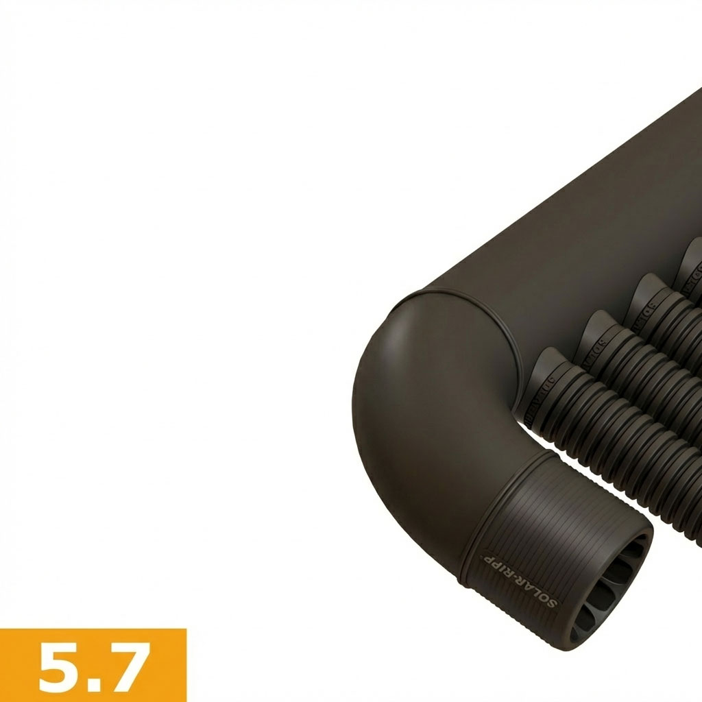 5.7 90 Grad Bogenanschluss innen